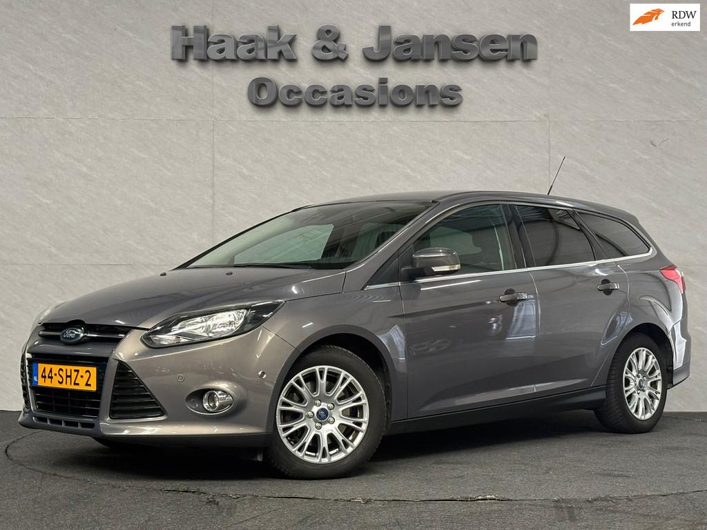 Ford Focus Wagon 1.6 EcoBoost Titanium Clima Navi Cruise, 1258 kg, Gebruikt, 4 cilinders, Origineel Nederlands