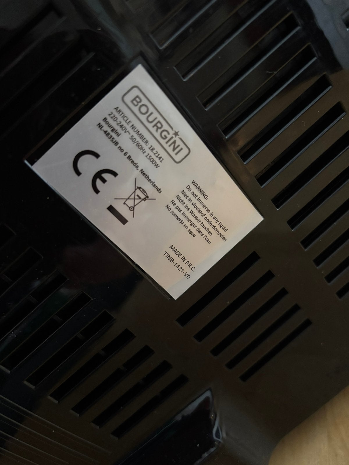 Airfryer bourgini, Ophalen, Zo goed als nieuw