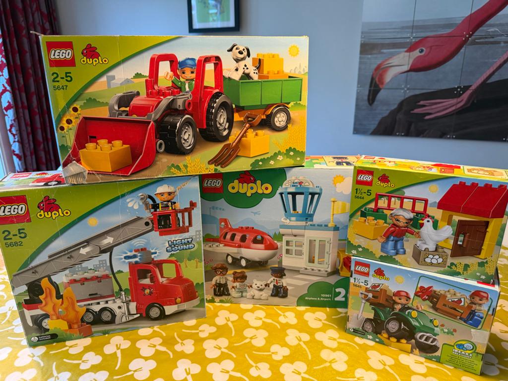 5 leuke duplo sets, Ophalen, Gebruikt, Duplo