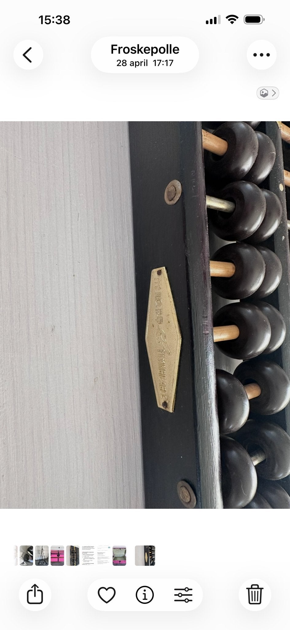 Vintage Chinese Abacus - Telraam, Ophalen of Verzenden
