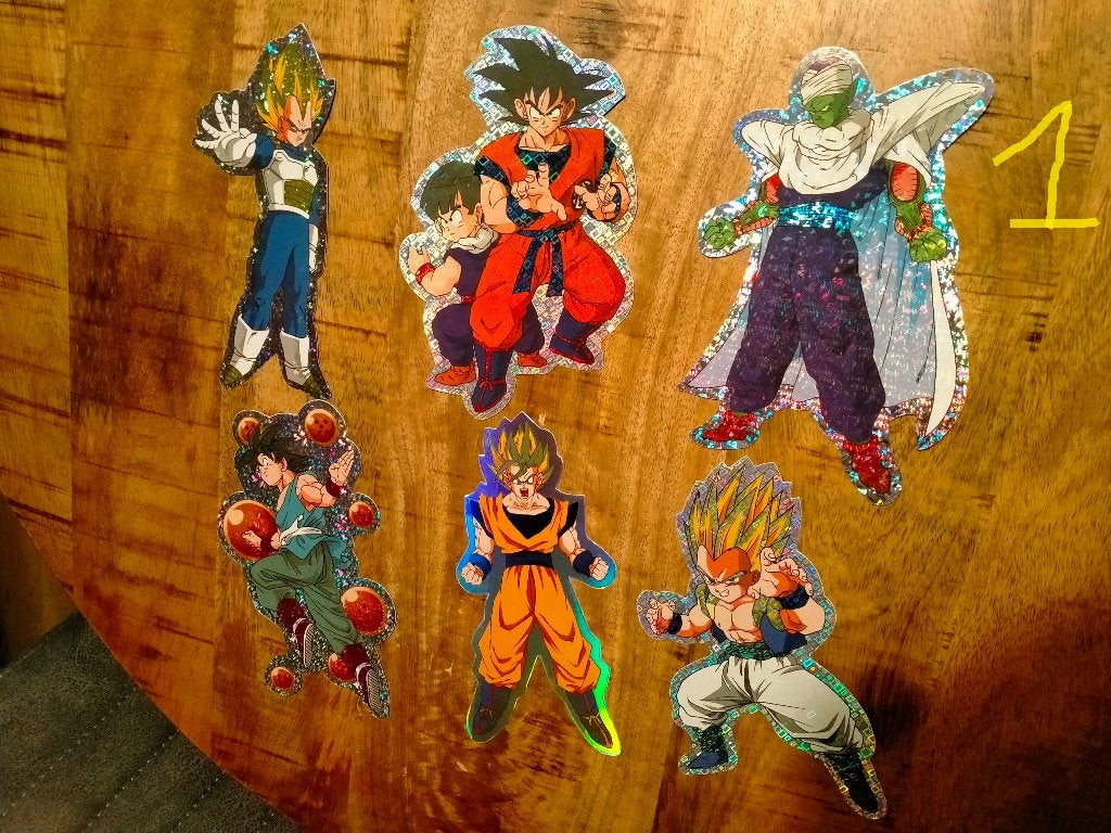 Dragonball Dragon Ball Z Anime Manga film stickers jaar 2000, Ophalen of Verzenden, Overige figuren, Zo goed als nieuw, Overige typen