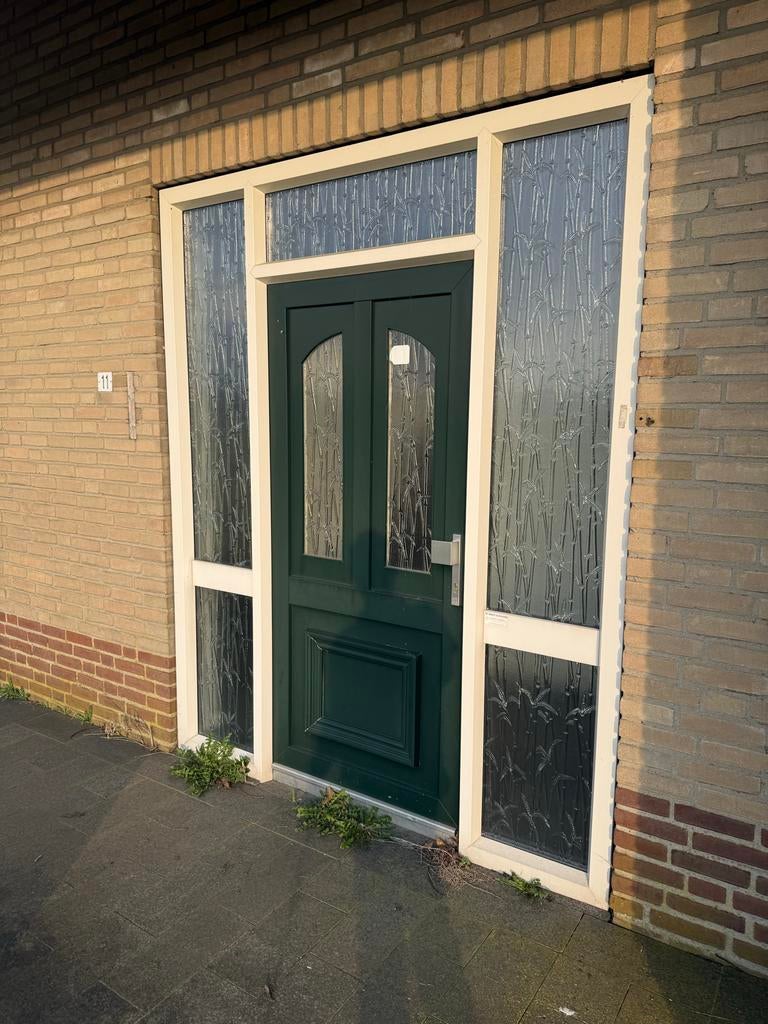 Kunststof kozijnen geheel huis, Doe-het-zelf en Verbouw, Deuren en Horren, Ophalen, Gebruikt, 80 tot 100 cm, Buitendeur