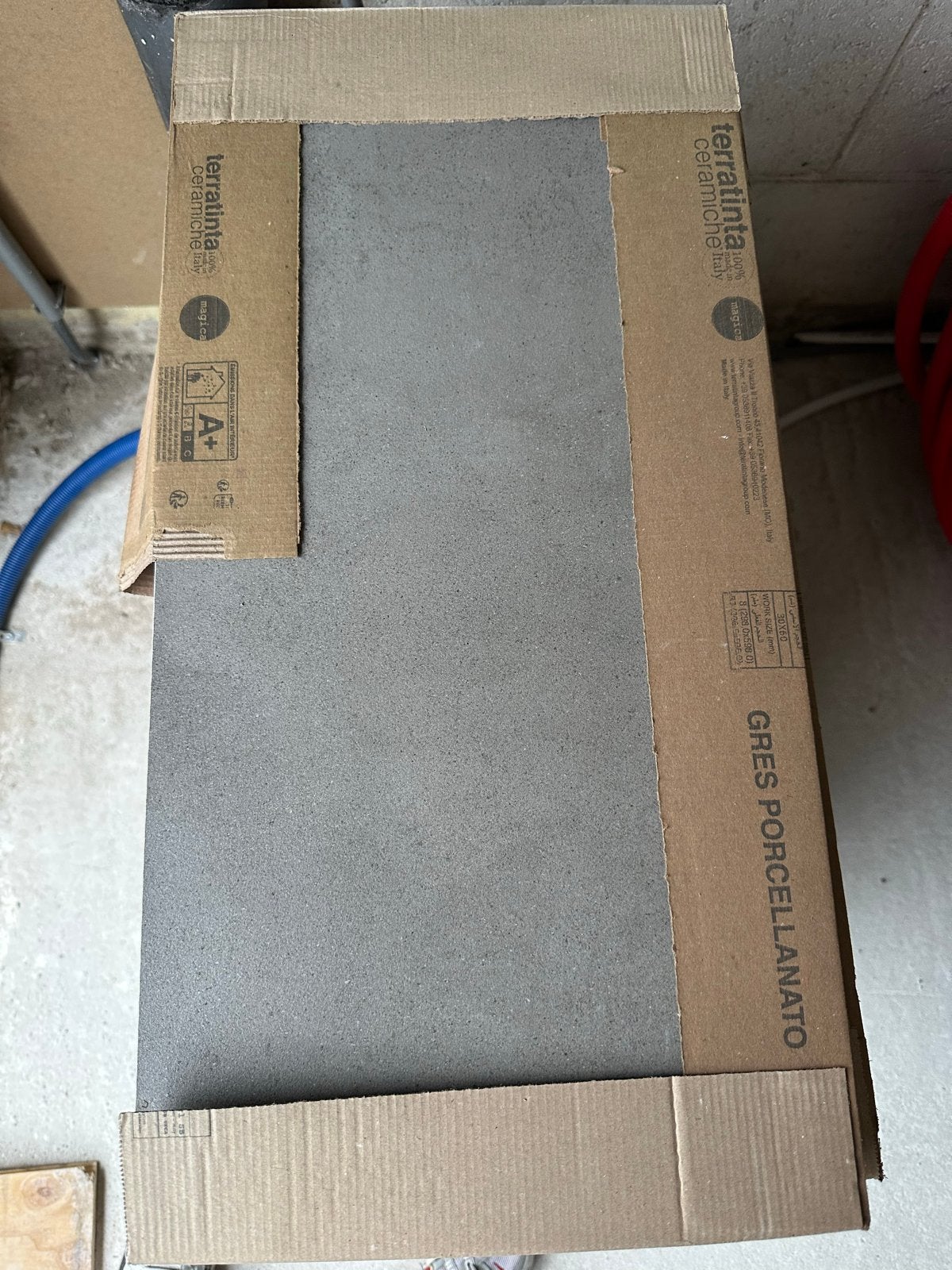KOS Brun Mat 13m2 Tegels - Nieuw in doos, Ophalen, 40 tot 60 cm, Keramiek, Overige typen
