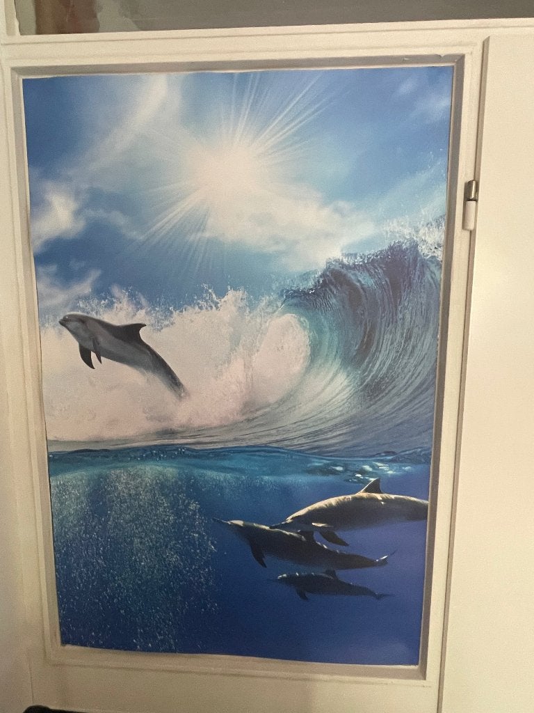 Poster van dolfijnen groot, Ophalen, A1 t/m A3, Dier of Natuur, Rechthoekig Staand