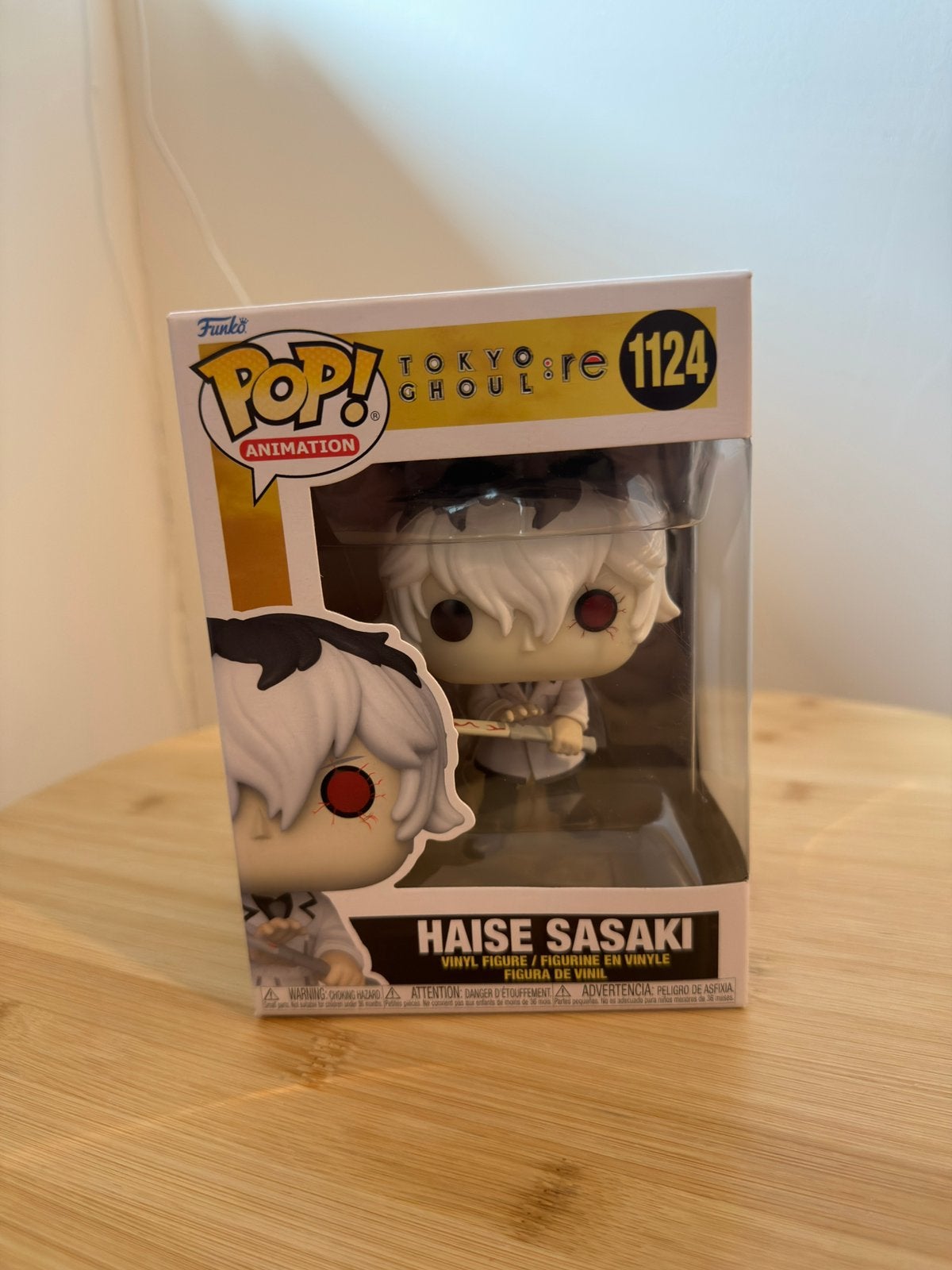 Funko Pop! Tokyo Ghoul Haise Sasaki 1124, Ophalen of Verzenden, Zo goed als nieuw