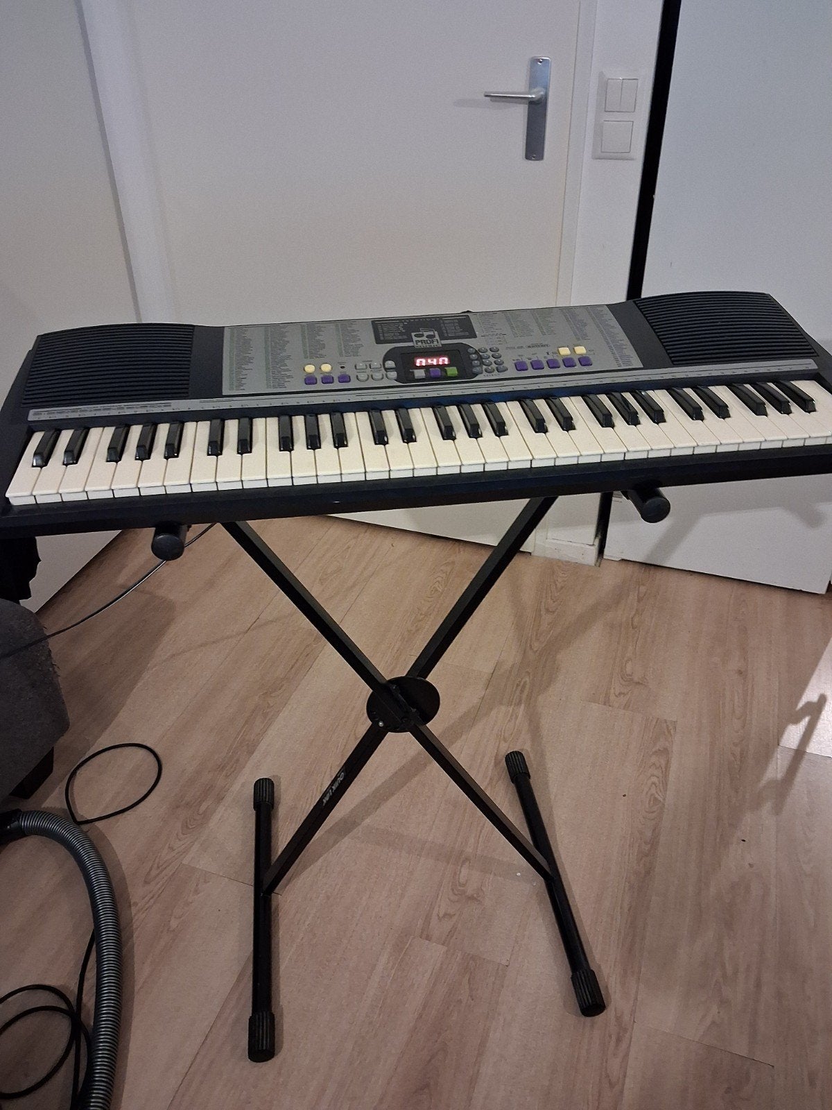 Bontempi PM65 Profi Music keyboard met standaard en adapter, Met standaard, Ophalen, Overige merken, 61 toetsen