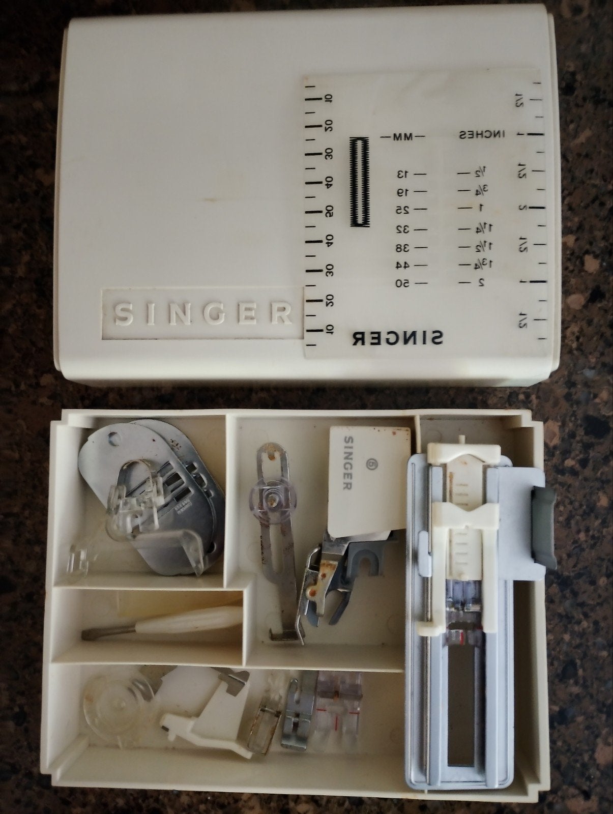 Singer Naaimachine Toebehoren Set - Diverse Voetjes, Ophalen of Verzenden, Gebruikt, Toebehoren, Singer