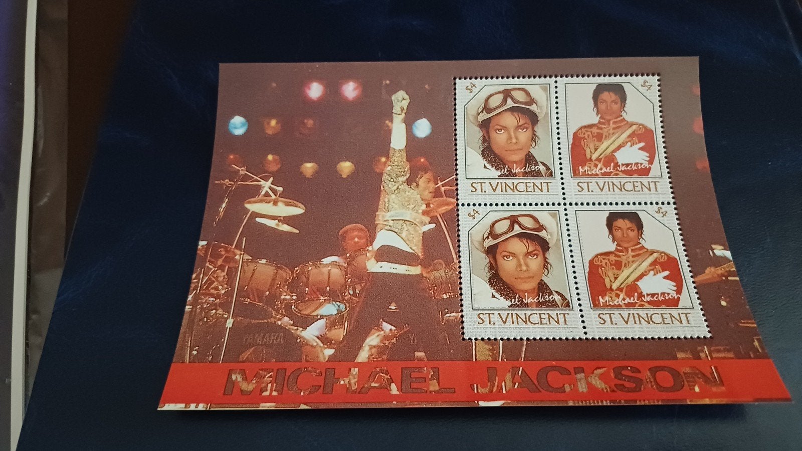 postzegelvel Michael Jackson, Ophalen of Verzenden, Postfris, Overige thema's