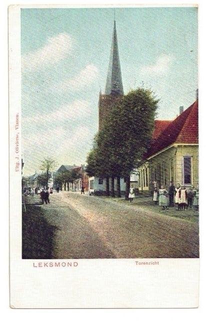 Lexmond - Torenzicht - volk - straatbeeld, Verzenden, Voor 1920, Ongelopen, Utrecht