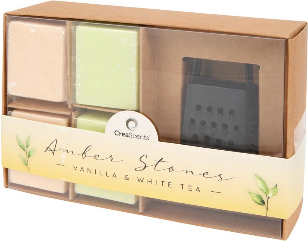 CreaScents Amber Stones Vanille & White Tea, Meerkleurig, Overige materialen, Overige stijlen, Nieuw