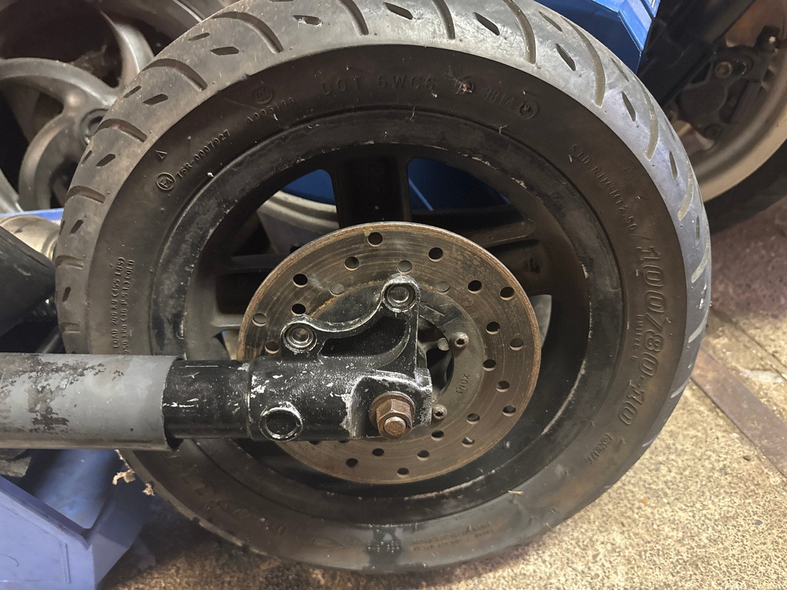 Zip voorvork met velg, Ophalen of Verzenden, Gebruikt, Overige typen, Piaggio