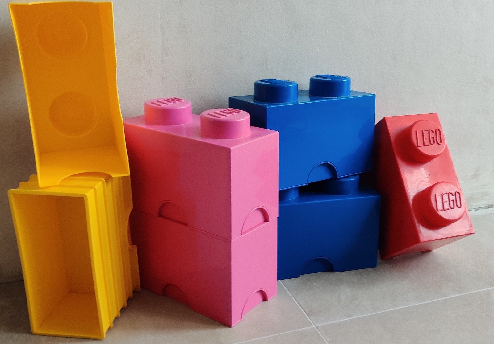 Lego opbergbakken 1 x 2, Gebruikt, Overige thema's, Lego, Overige typen