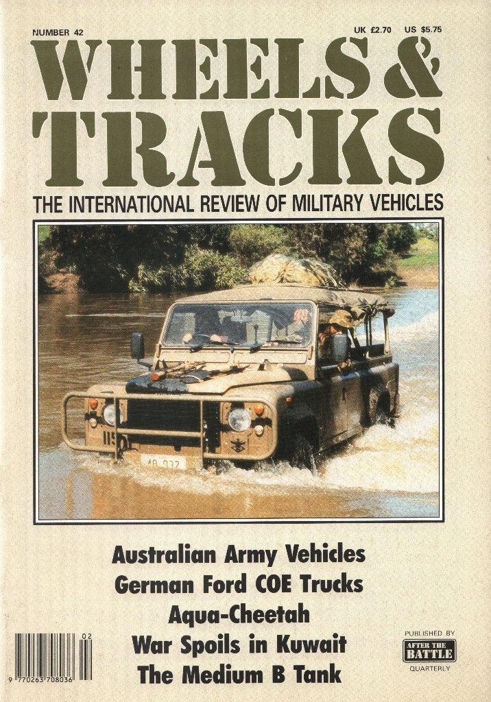 WHEELS & TRACKS magazine No 42 Australian Army Vehicles, Verzenden, Voor 1940, Zo goed als nieuw, Landmacht