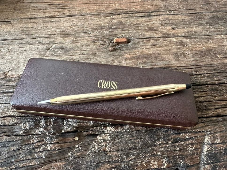 Cross pen, Gebruikt, Balpen, Cross, Met doosje