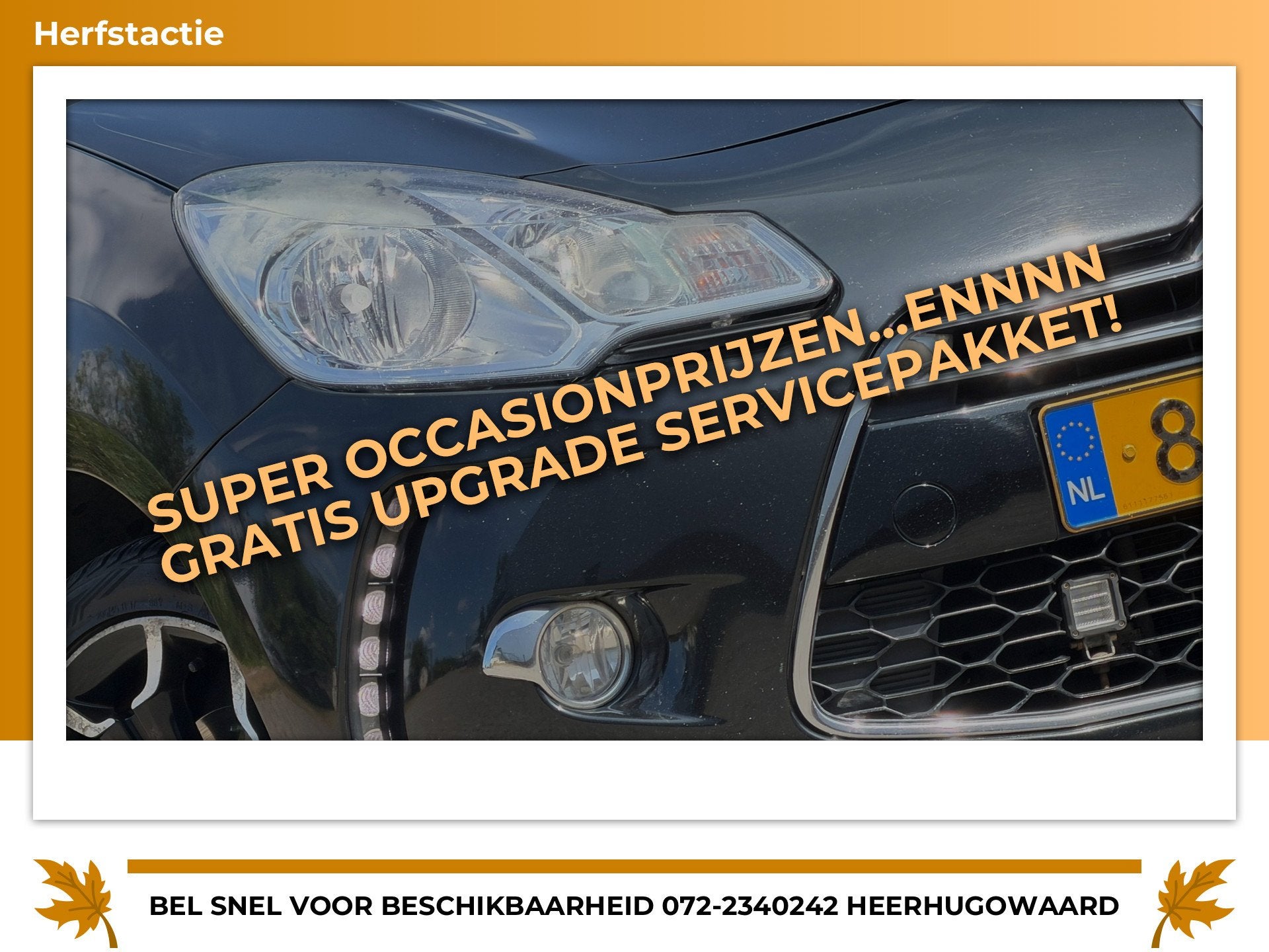 Citroen DS3 1.6 So Chic - Noir et Blanc - Bellone/Leer/Nav/C, Voorwielaandrijving, Euro 5, Zwart, 4 cilinders
