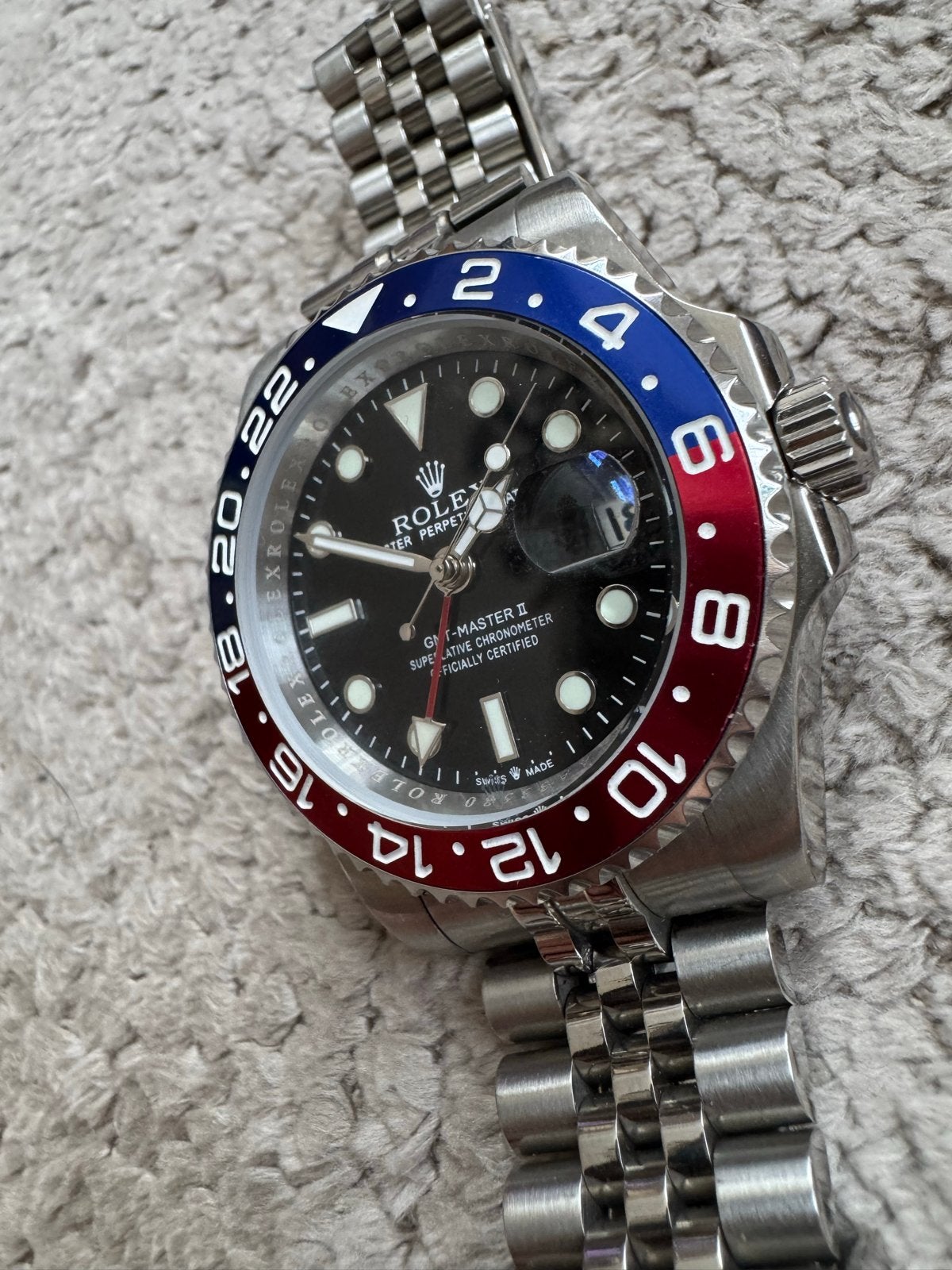 Rolex GMT-Master II "Pepsi" - Krasvrij & Automaat, Sieraden, Tassen en Uiterlijk, Horloges | Heren, Polshorloge, Ophalen of Verzenden