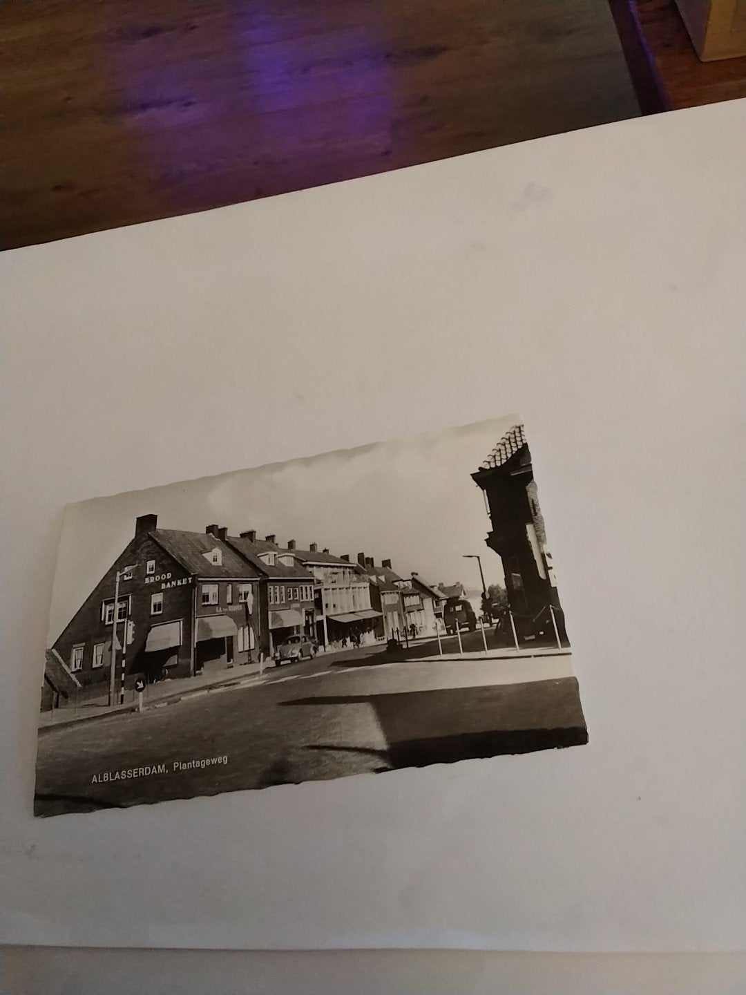 Oude ansichtkaart Alblasserdam Plantageweg, Ophalen of Verzenden