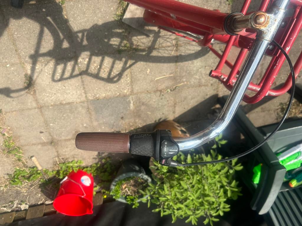 Popal Omafiets Rood - Gebruikt, Overige merken, Velgrem, Versnellingen, Ophalen of Verzenden