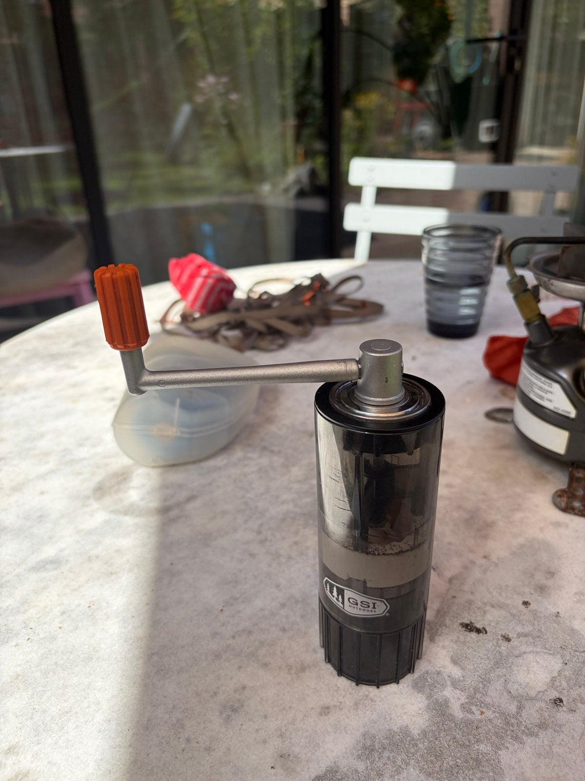 GSI Outdoors Bonenmaler - Handmatige Koffiemolen, Ophalen of Verzenden, Gebruikt