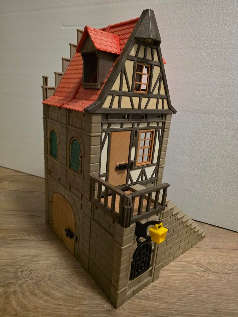 Playmobil kasteel huis vintage 3458 met trap, Ophalen of Verzenden, Gebruikt