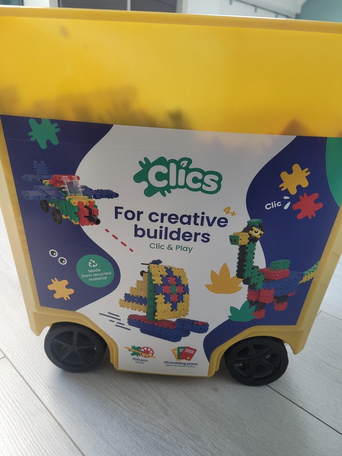 Clics Bouwblokken - Creatief Speelgoed (99% Compleet), Ophalen, Zo goed als nieuw, Overige merken