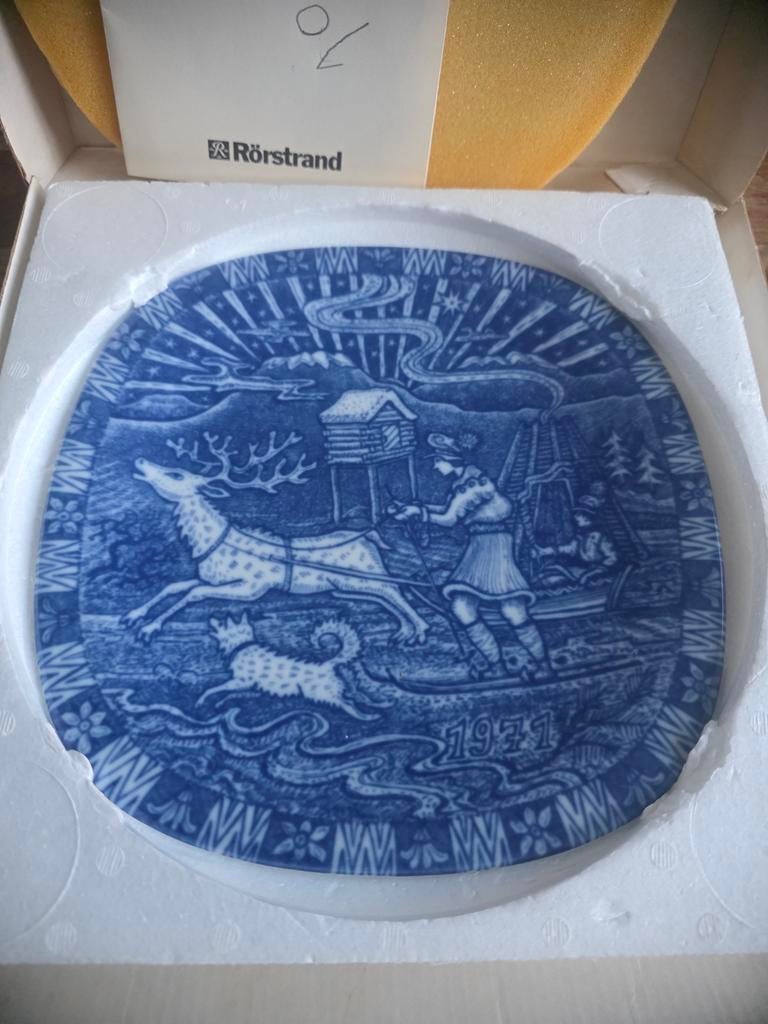 Rörstrand, Zweden – Jaarlijks kerstbord 1971 1972, Ophalen of Verzenden, Nieuw