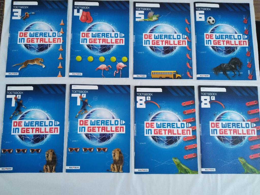 De Wereld in Getallen Toetsboek - 3, 4, 5, 6, 7S, 7F, 8S, 8F, Boeken, Ophalen of Verzenden, Nieuw, Overige niveaus, Overige vakken