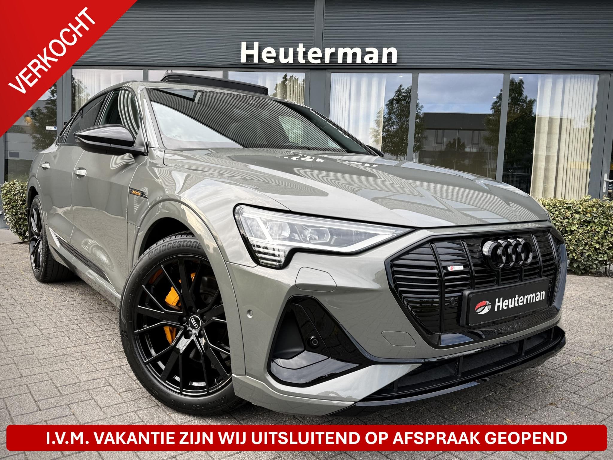 Audi e-tron Sportback 50 Quattro S Black edition Pano/ Trekh, Auto's, Automaat, 71 kWh, Vierwielaandrijving, SUV of Terreinwagen