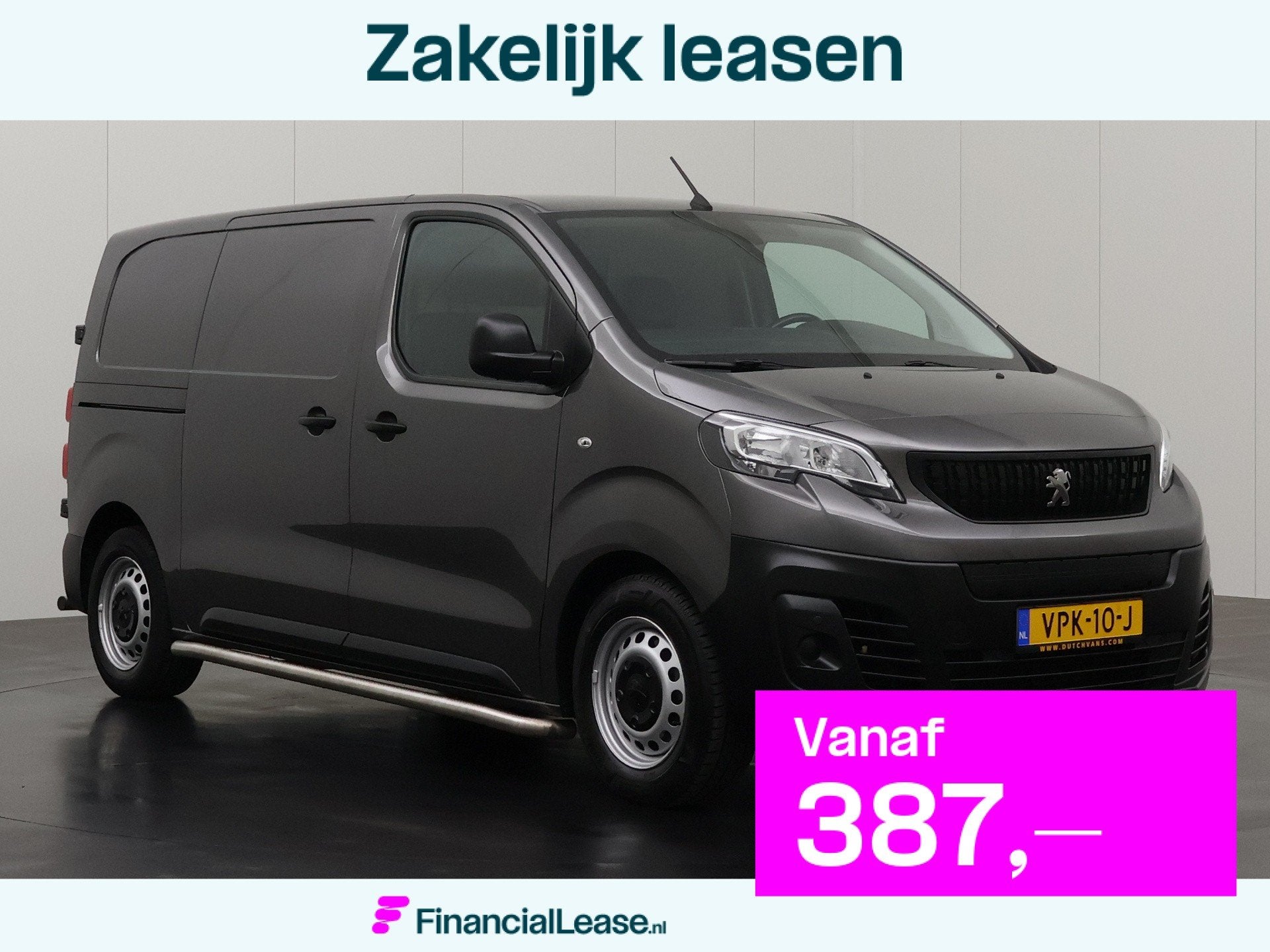 Peugeot e-Expert Lang Premium 75 kWh | Elektrisch | SOH 87,3, Dealer onderhouden, Gebruikt, 75 kWh, 2 stoelen