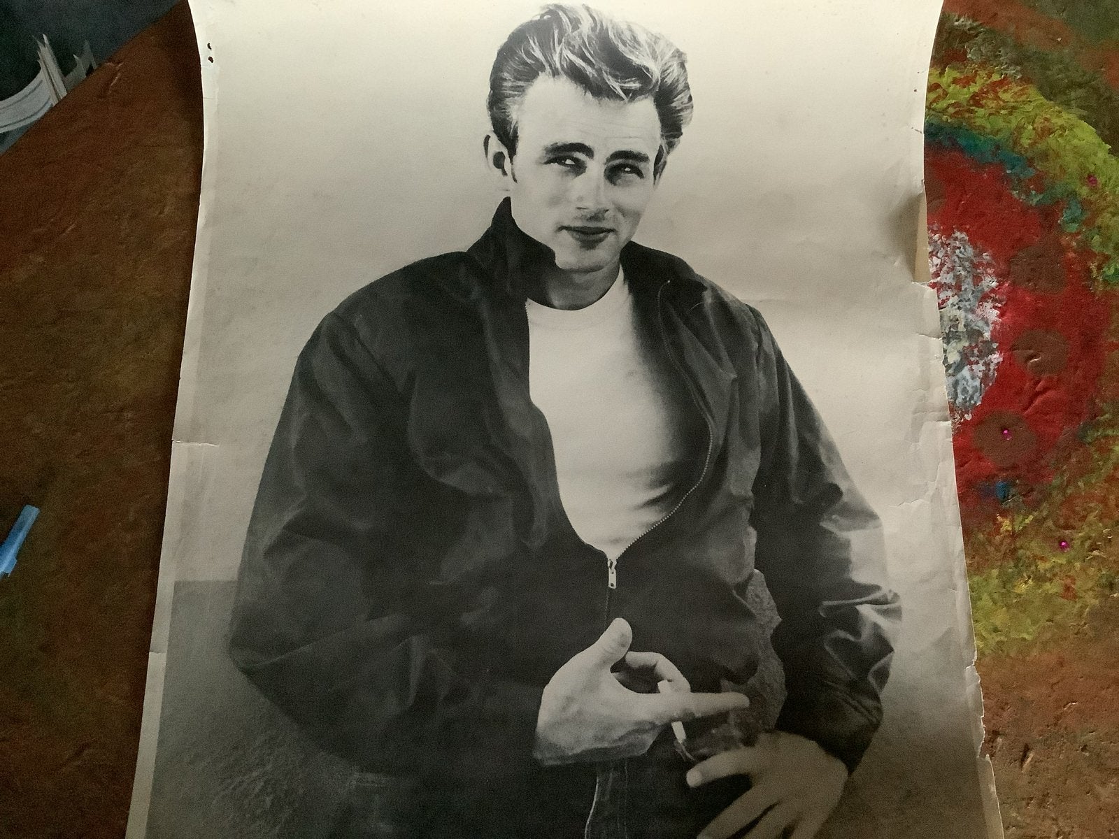 Vintage Filmster Posters: James Dean, Marlon Brando, etc., Verzenden, Gebruikt, Film, Poster