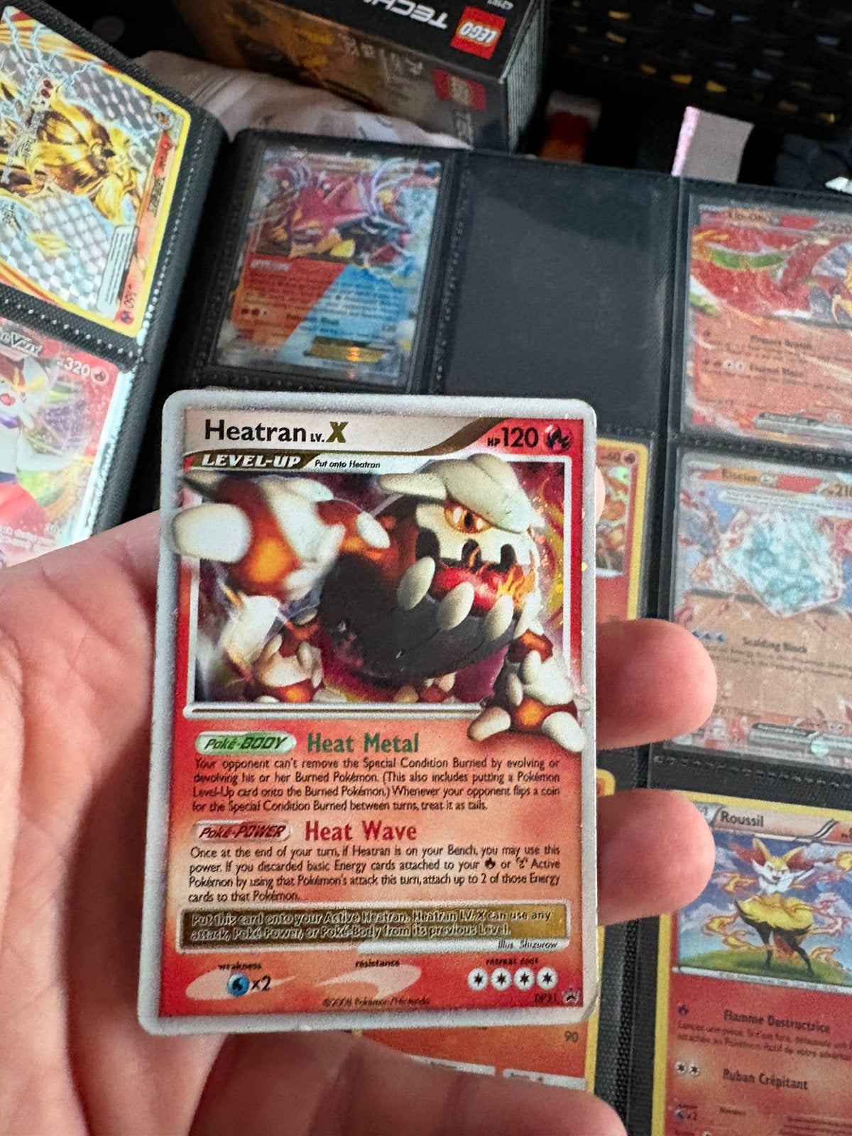 Heatran lv x, Ophalen of Verzenden, Zo goed als nieuw, Meerdere kaarten, Foil