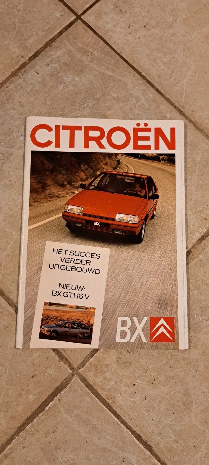 citroën bx brochure 1987, Ophalen of Verzenden, Zo goed als nieuw, Citroën