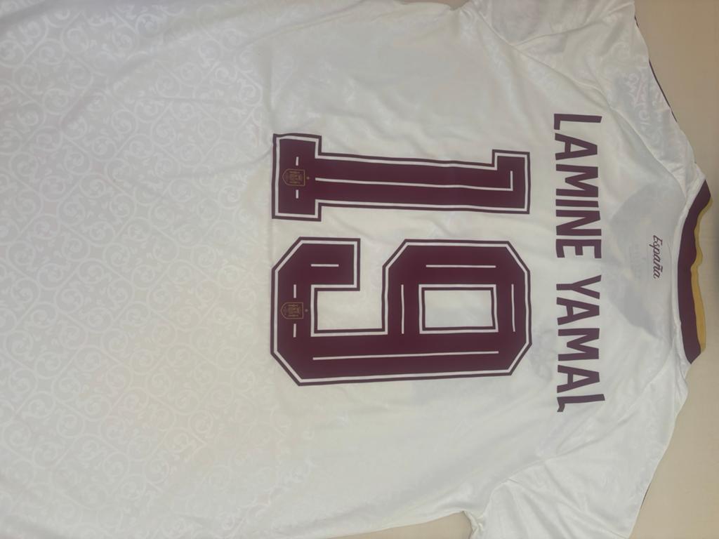 Voetbalshirt lamine yamal, Verzenden, Zo goed als nieuw