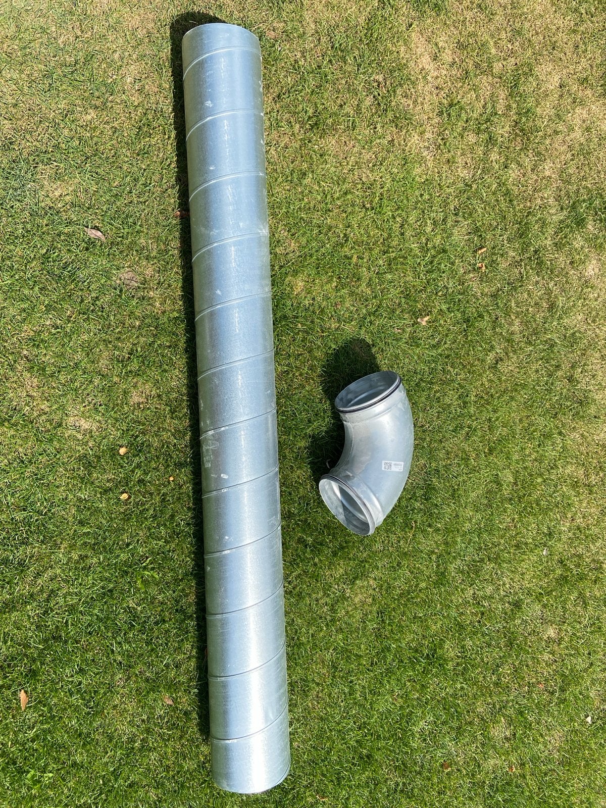Spiro Spiraalbuis 150mm en Bocht 90 graden, Ophalen, Nieuw, Ventilator en Afzuiger