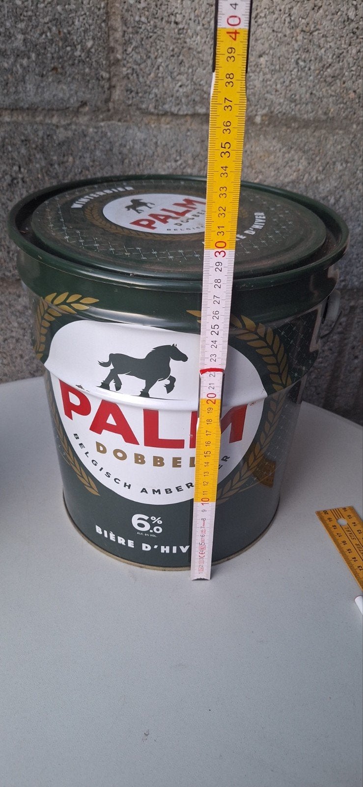 Palm bier blik (12426), Verzamelen, Ophalen of Verzenden, Zo goed als nieuw, Palm