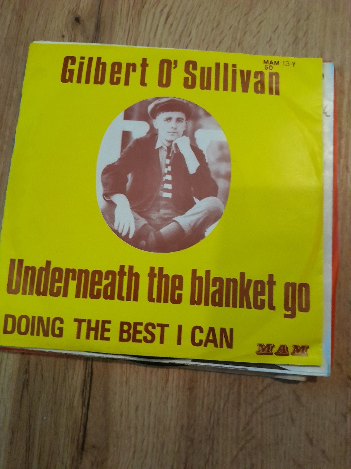 gilbert o sullivan 7inch underheath the blanket go, Ophalen of Verzenden, Zo goed als nieuw, Pop