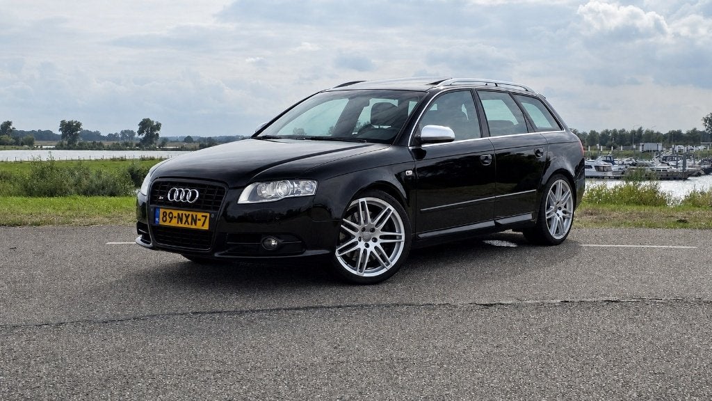 Audi A4 S4 4.2 253KW Avant Quattro AUT 2006 Zwart, Auto's, Automaat, 1730 kg, Zwart, Leder
