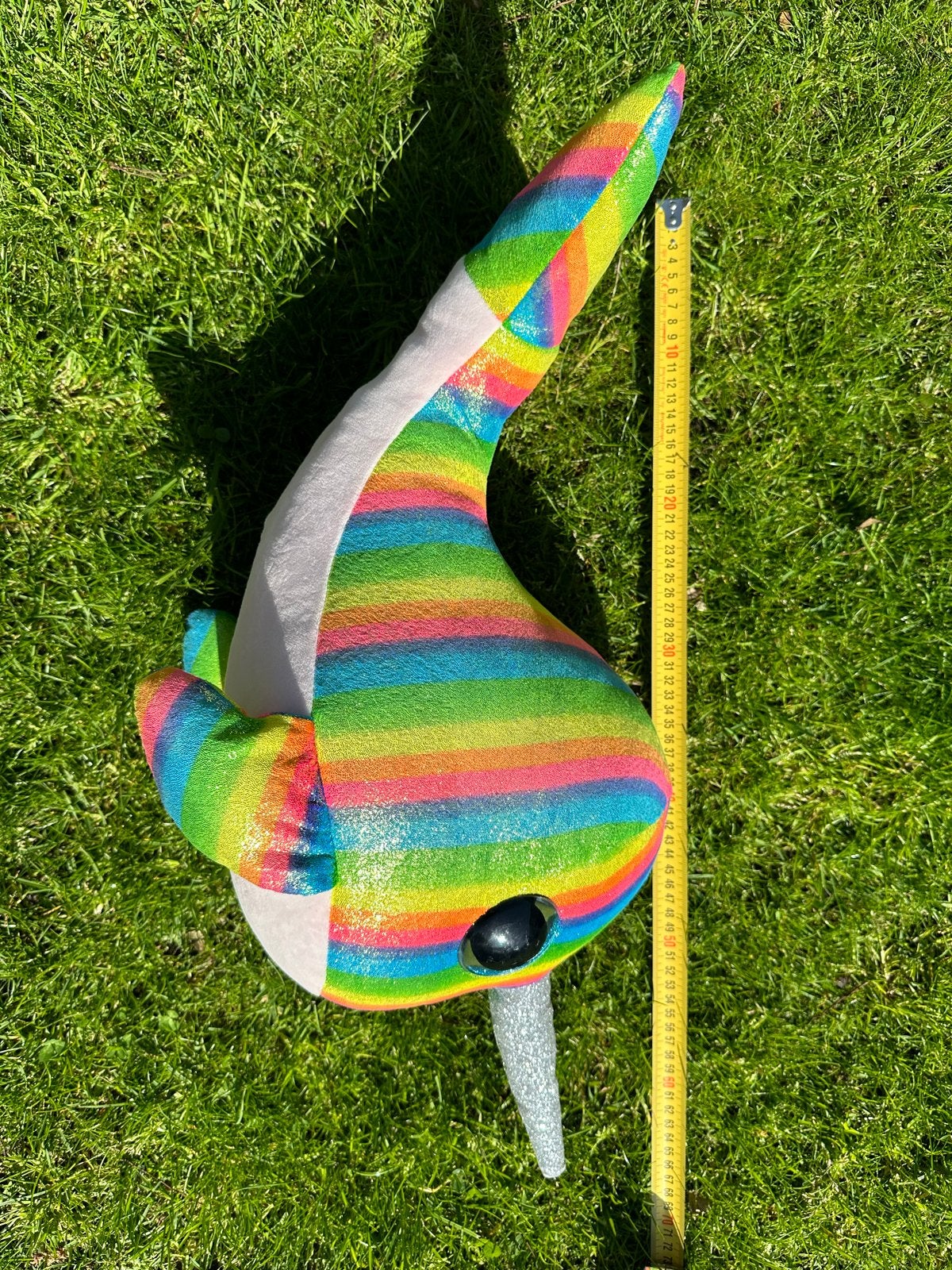 Ty Beanie Boo's Nori de Regenboog Narwal Knuffel, Overige karakters, Overige typen, Ophalen of Verzenden, Middelgroot (20 tot 80 cm)