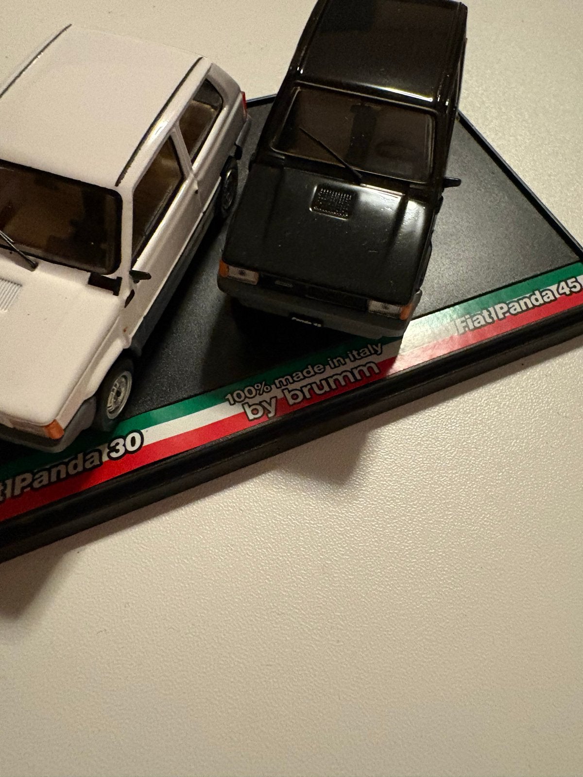 Brumm Fiat Panda 30 + 45 modelauto's, zo goed als nieuw, Ophalen of Verzenden, Zo goed als nieuw