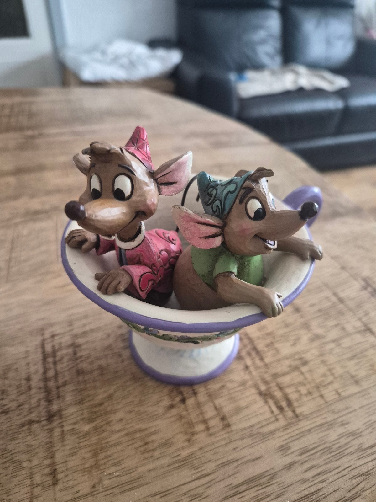 Zeldzaam Disney Traditions Beeldje - Jaq en Gus (Cinderella), Verzamelen, Disney, Ophalen of Verzenden, Assepoester of Belle, Zo goed als nieuw