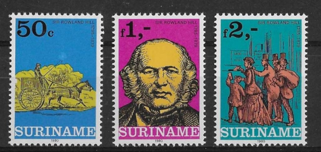 Suriname Michel 901-903 postfris, Ophalen of Verzenden, Postfris