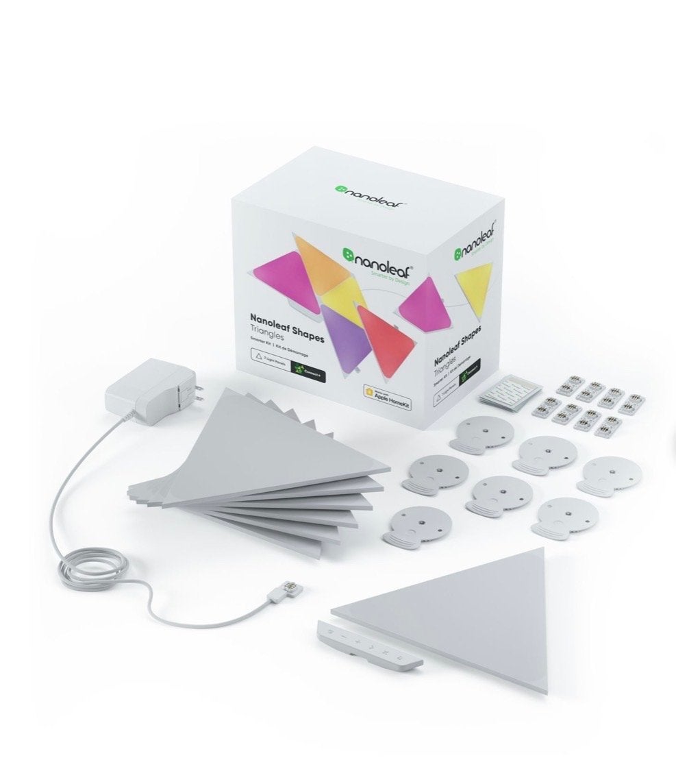 Nanoleaf Shapes 9 Triangles kit - ZGAN, Huis en Inrichting, Ophalen, Wit, Overige merken, Kunststof
