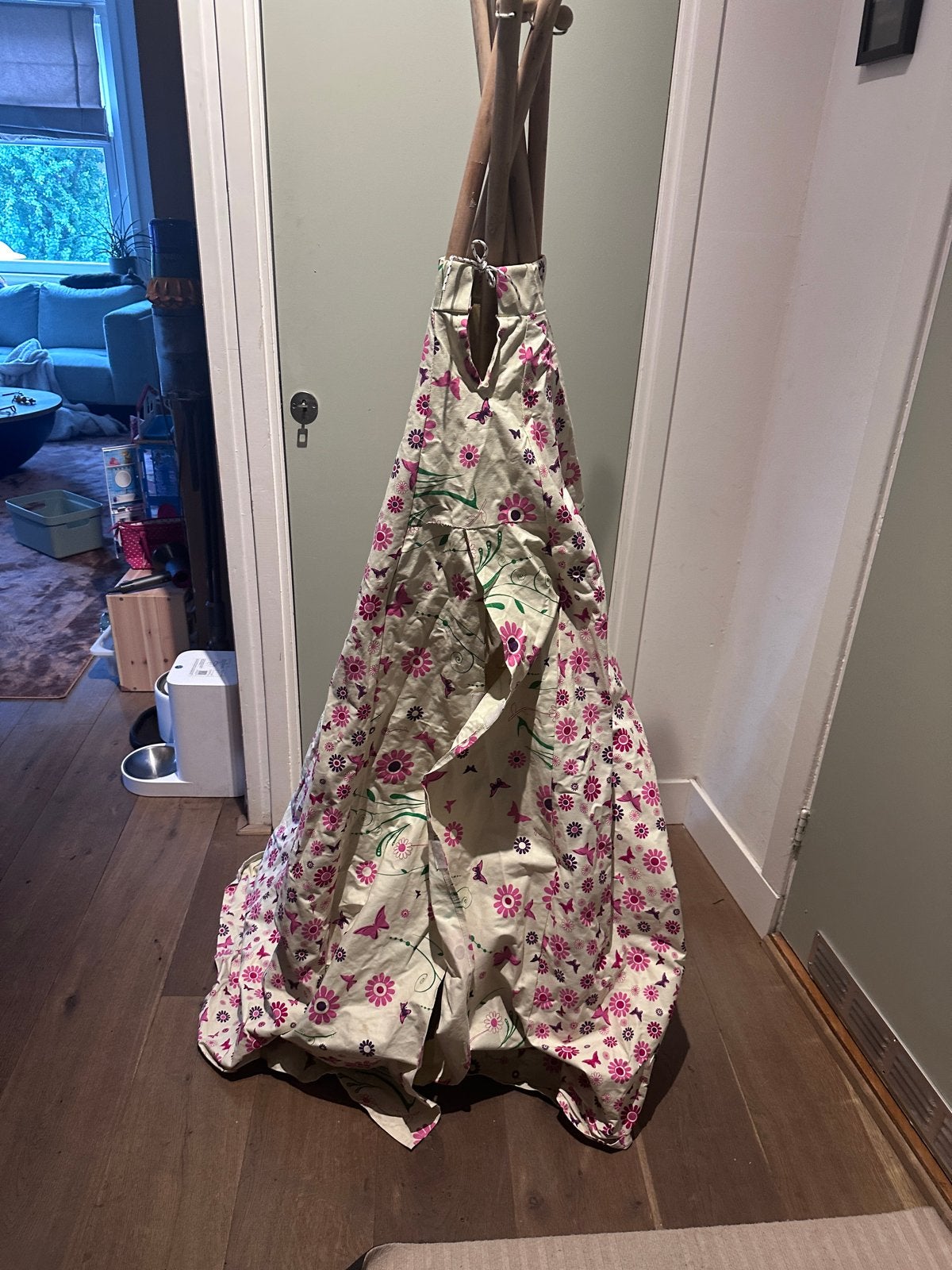 Leuke kinder tipi met bloemenprint, Ophalen of Verzenden, Gebruikt