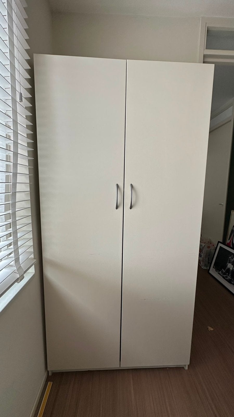 IKEA Kast met planken en lades - Wit, Ophalen, Kunststof, Gebruikt, 200 cm of meer