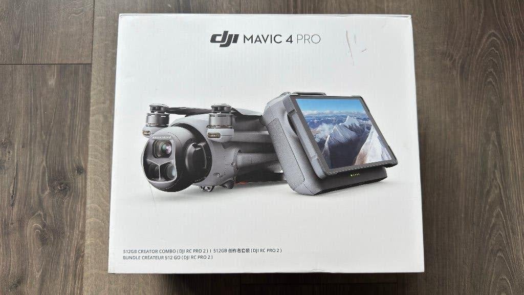 DJI Mavic 4 Pro 512GB Creator Combo + RC Pro 2, Return to Home, Ophalen of Verzenden, Zo goed als nieuw, DJI
