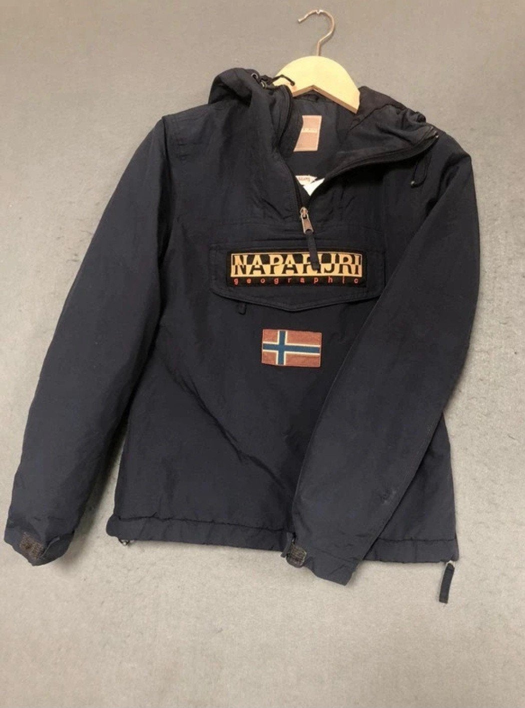 Napapijri Skidoo Jas Donkerblauw Maat XS, Blauw, Ophalen of Verzenden, Zo goed als nieuw, Maat 34 (XS) of kleiner