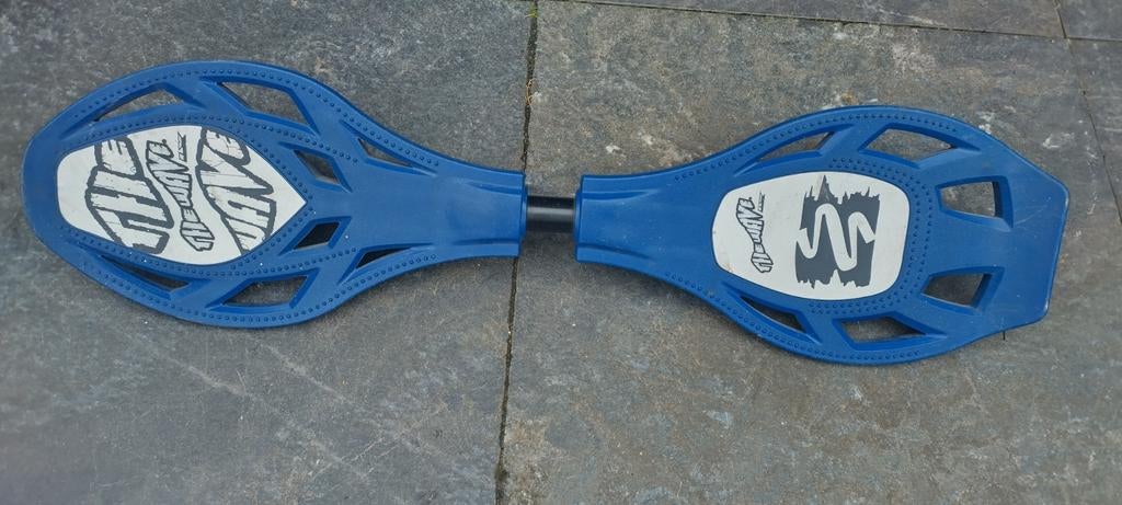 Waveboard blauw, Sport en Fitness, Skateboarden, Ophalen, Gebruikt, Waveboard