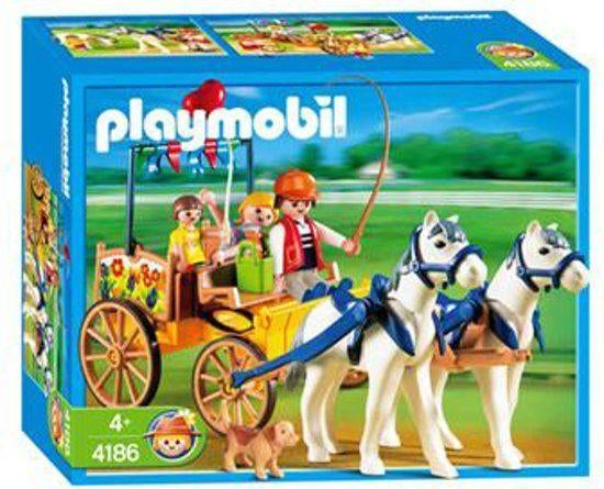 Playmobil Paardenkoets 4186, Ophalen of Verzenden, Zo goed als nieuw