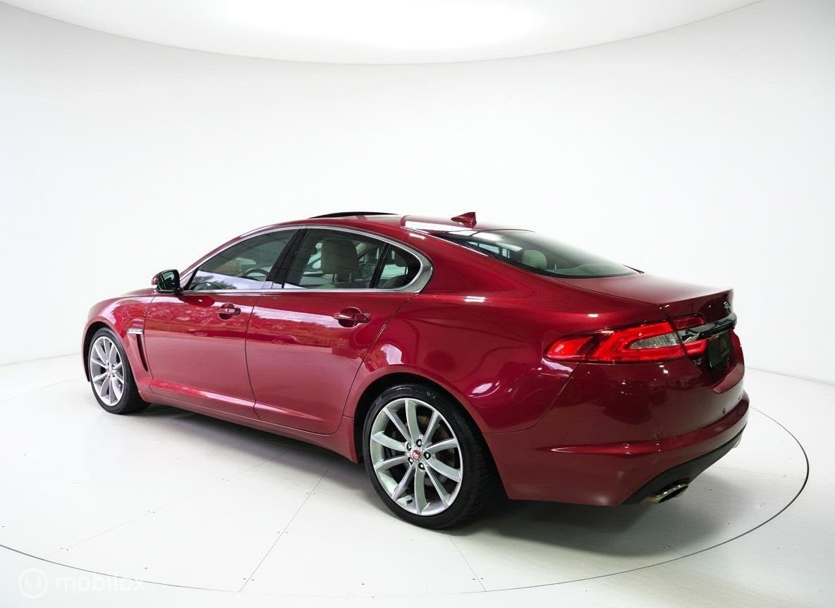 Jaguar XF 3.0 V6 340PK. schuifkanteldak|Camera|Navigatie|Led, Automaat, Achterwielaandrijving, Gebruikt, Beige
