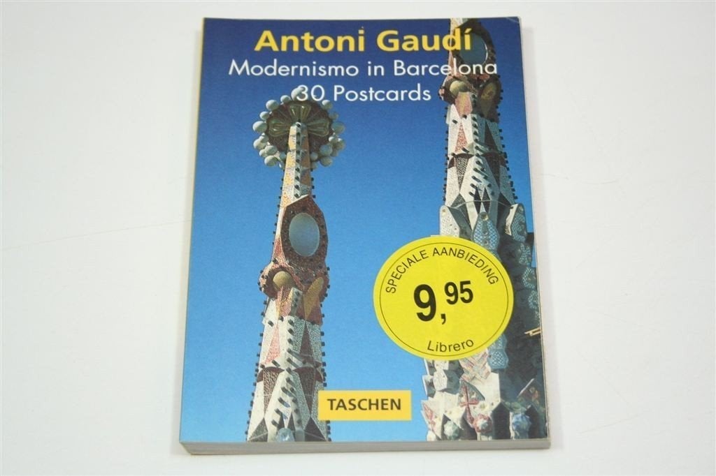 Antoni Gaudí — Modernismo Barcelona Ansichtkaarten Taschen, Ophalen of Verzenden, Gelezen